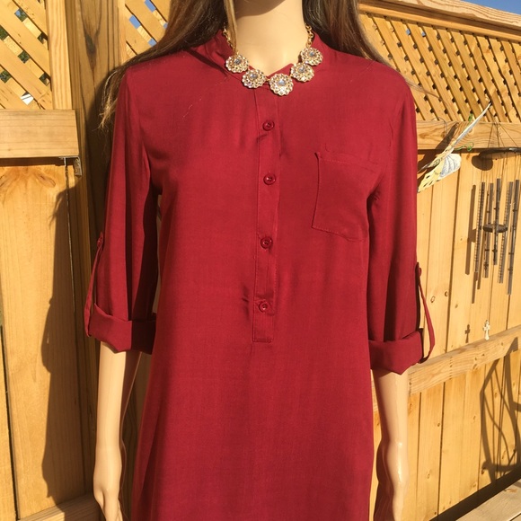 sale MAXI DRESS WITH BLOUSE TOP - Picture 7 of 8
